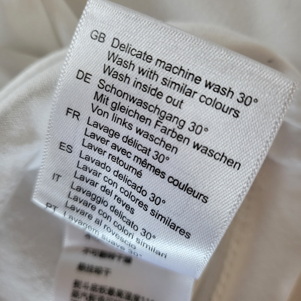 Scotch & Soda Relaxed-Fit Knotted White T-Shirt Small - Picture 9 of 10
